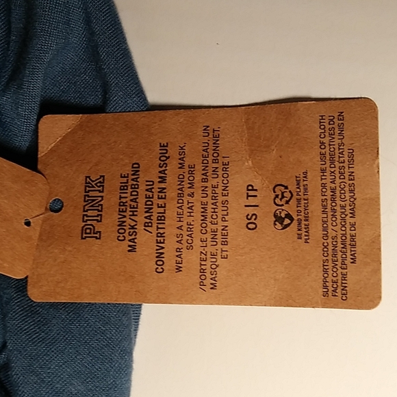 PINK Victoria's Secret convertible mask/headband/bandeau - Picture 5 of 6